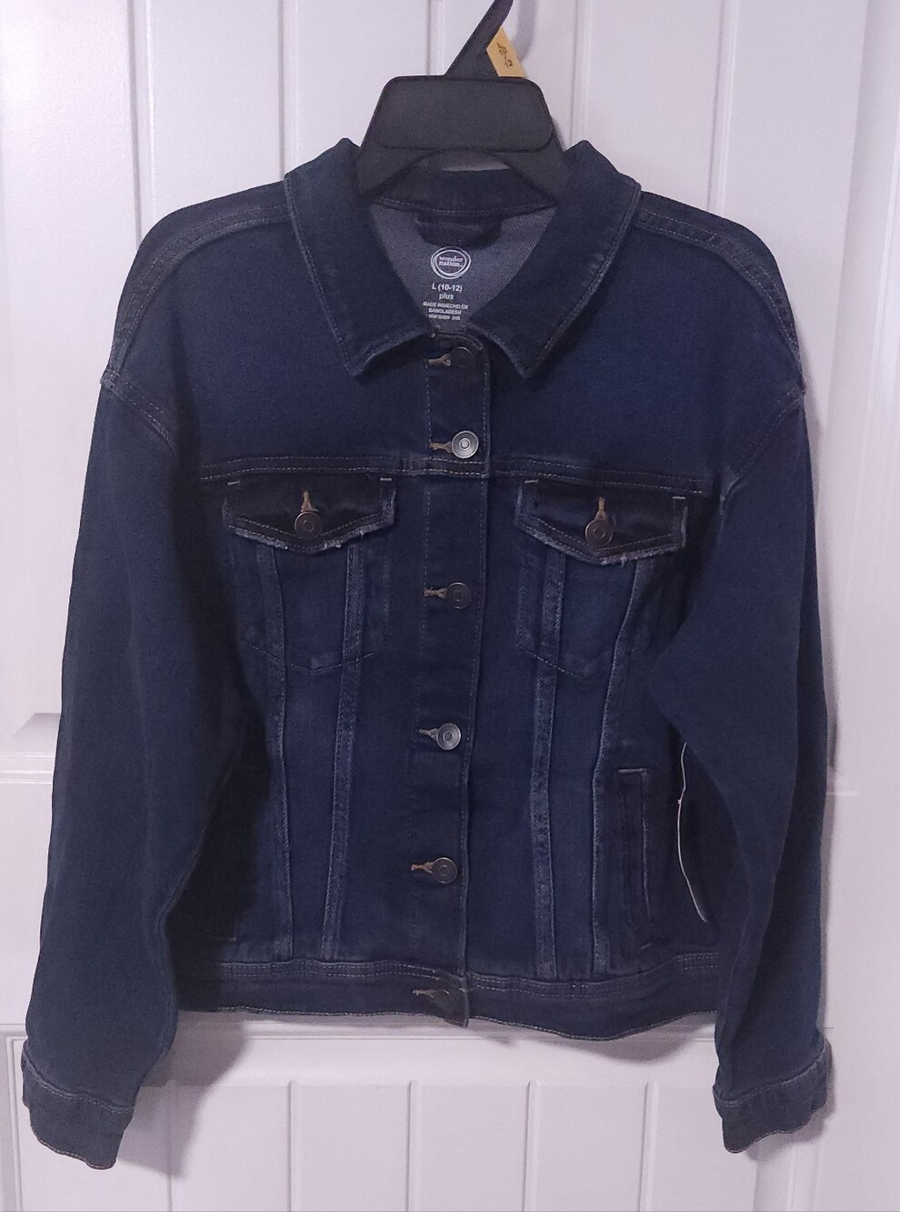 Wonder Nation Dark Blue Denim Jean Jacket NWT